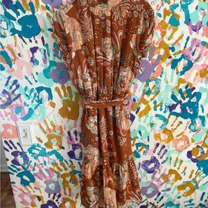 Floral Long Sleeve Dress